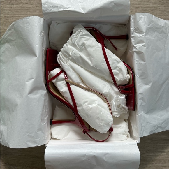 Bottega Veneta Red Stretch Sandal - Picture 3 of 7